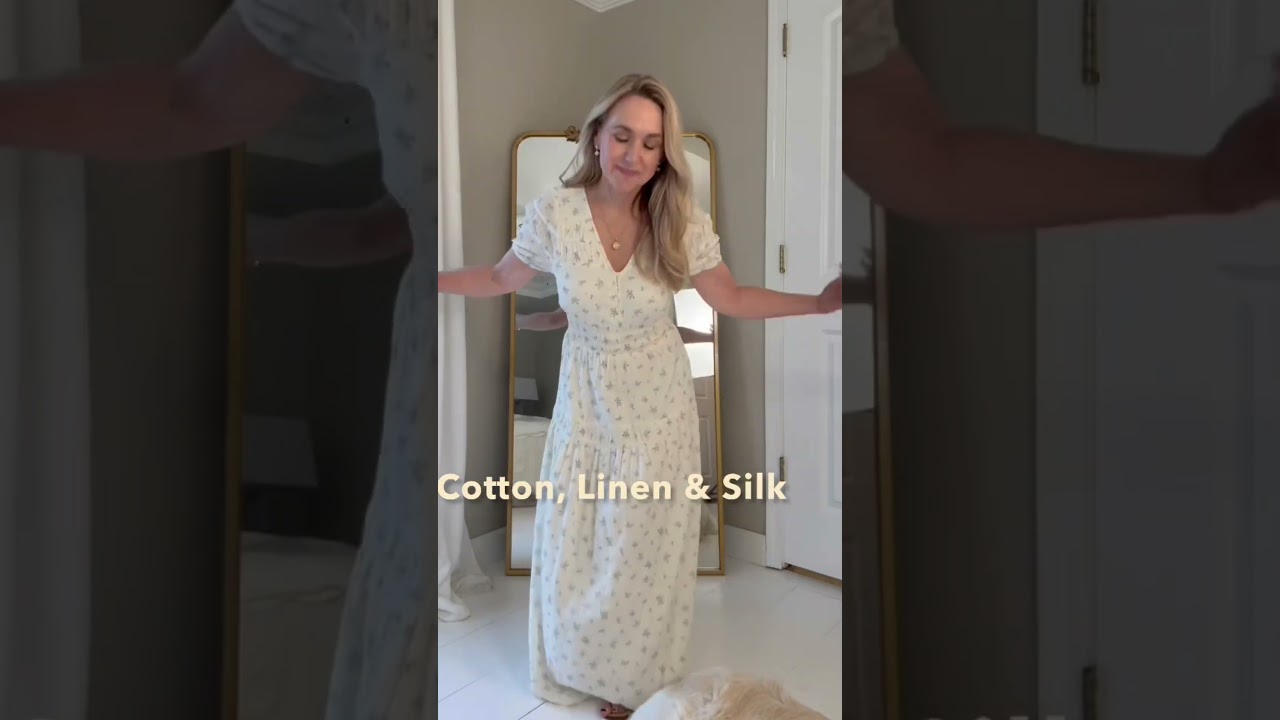 Spring & Summer Dresses made out of natural fabrics! 