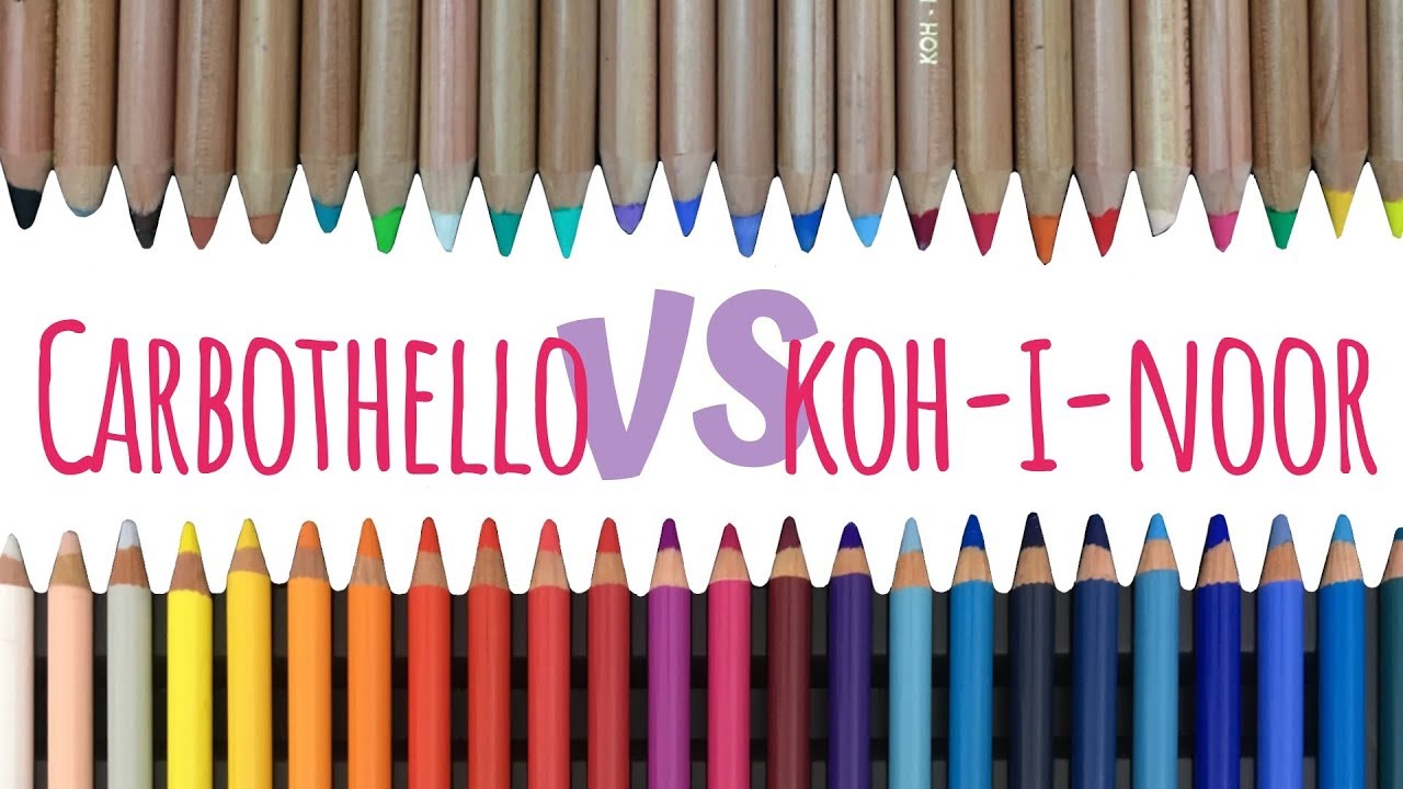 Testing pastel pencils - Stabilo Carbothello vs. Koh-i-noor Gioconda