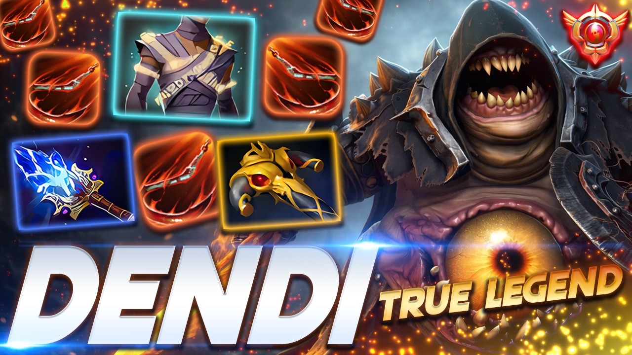 Dendi Pudge Legend - Dota 2 Pro Gameplay [Watch & Learn]