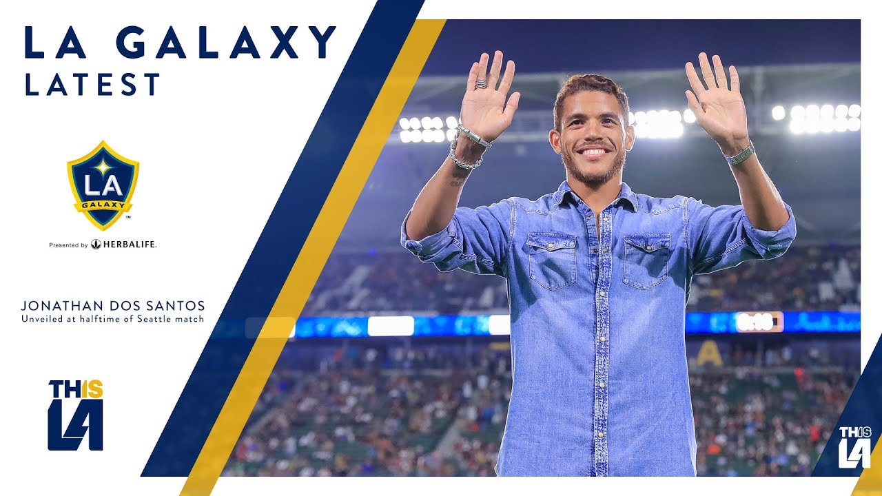 Jonathan Dos Santos gets a warm welcome from LA Galaxy fans