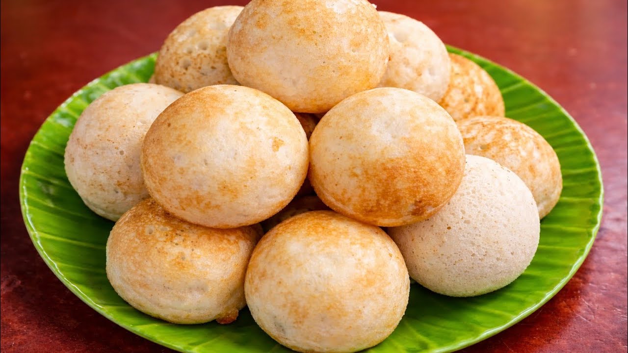 যে কেউ এই পিঠে বানিয়ে নিতে পারবে এক বাটি চালের গুঁড়ো দিয়ে|New Soft Appam Recipe #cooking#recipe 