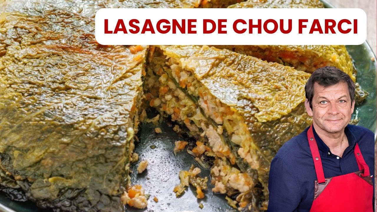 LASAGNE DE CHOU FARCI de Laurent Mariotte SANS GLUTEN