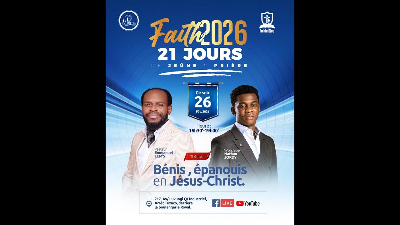 FAITH 2026 - JOUR 11 -  Pasteur Emmanuel LEM'S