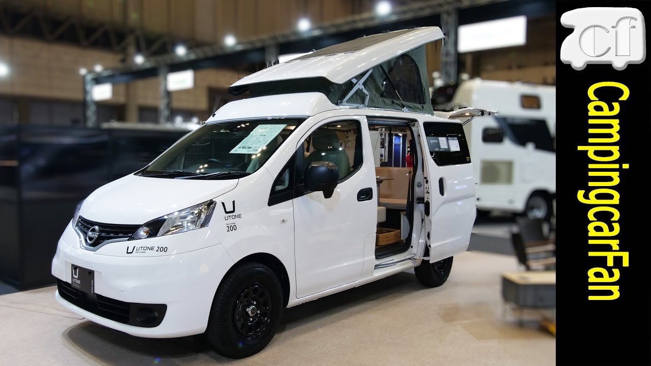 [UTONE 200ER: Annex] Japanese camper van based on Nissan NV200 VANETTE