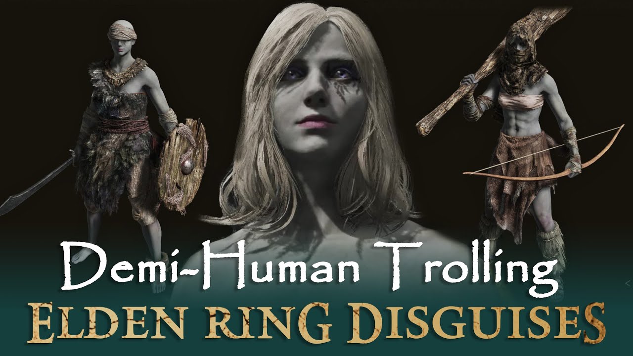 ELDEN RING DISGUISE TROLLING 1: Disguised as a demi-human and fooling invaders!