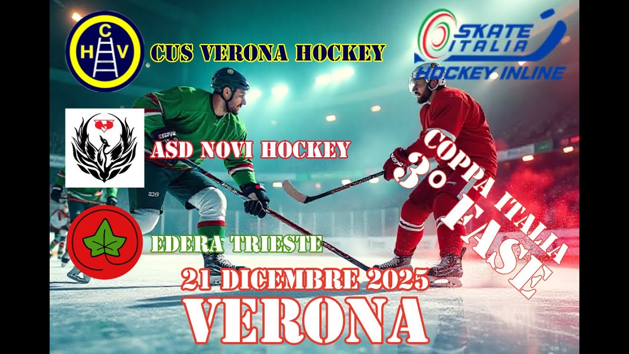 Novi HOCKEY @ EDERA Trieste | Coppa Italia 2025-26 | Terza Fase - Girone 1