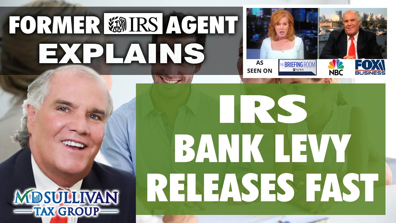 Former IRS Agent Reveals How To Get a IRS Bank Levy Released Immediately, IRS Form 668a,Get Release