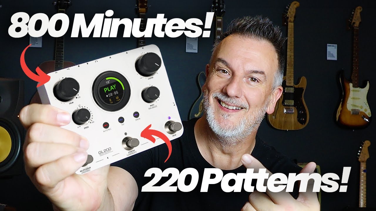 MOOER GL200 Looper & Drum Station | 13 Hour capacity!