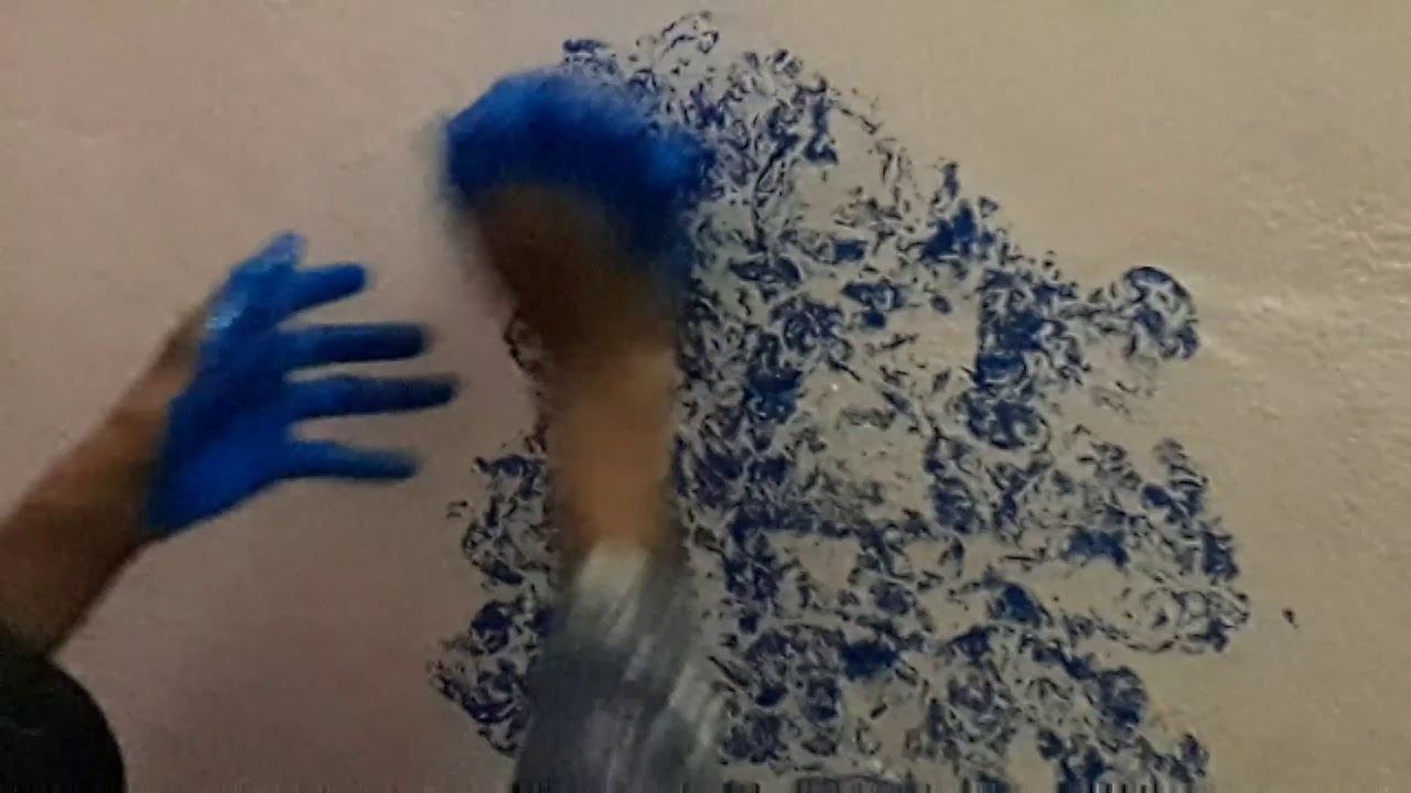 Simple wall texture technique