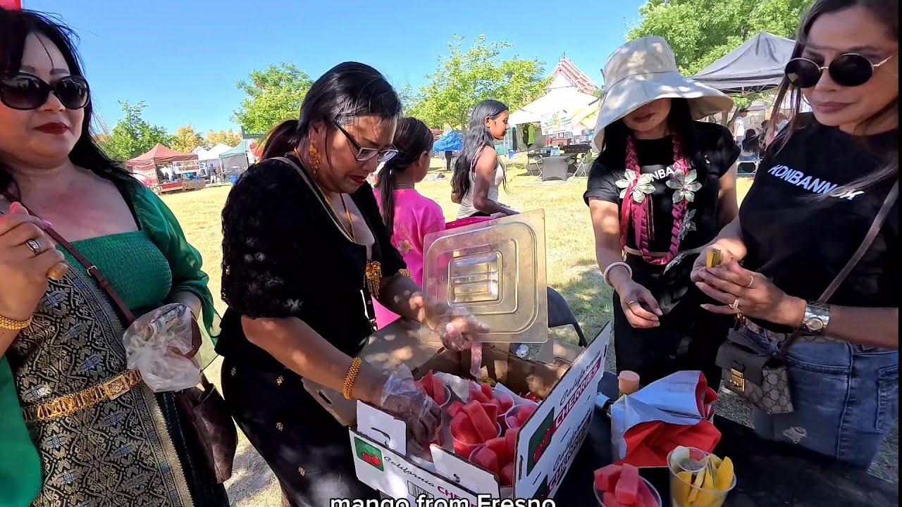 Final day- Lao New Year in Fresno. Support the food vendors