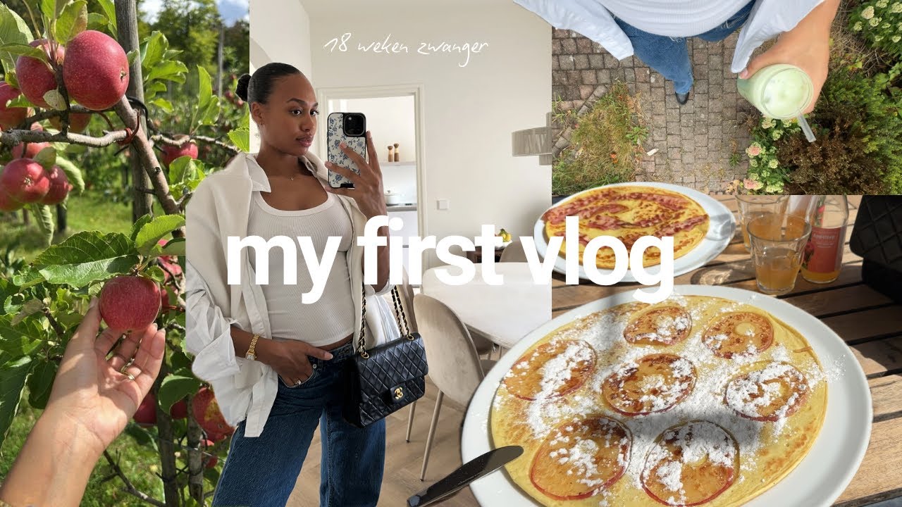 mijn eerste vlog: 18 weken zwanger, de babykamer & een bump update 👶🏽