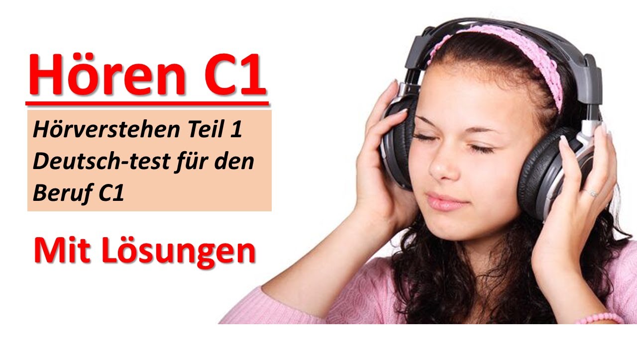 🎧 2025_Hörverstehen C1 _Modelltest Hören C1 – Teil 1 – TELC C1 Hören