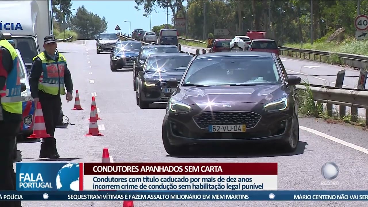 Mais de 11 mil condutores detidos por conduzirem sem carta