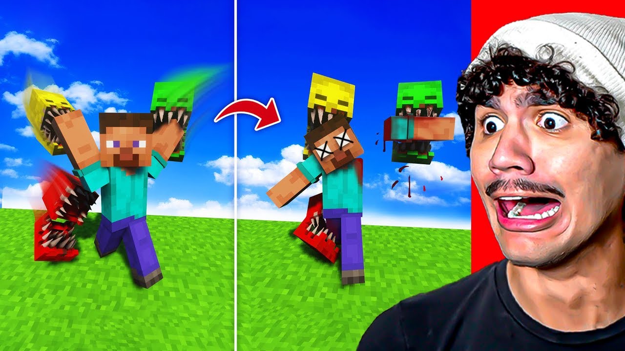 Será que o Minecraft Consegue Sobreviver a Mobs de Terror | Teardown
