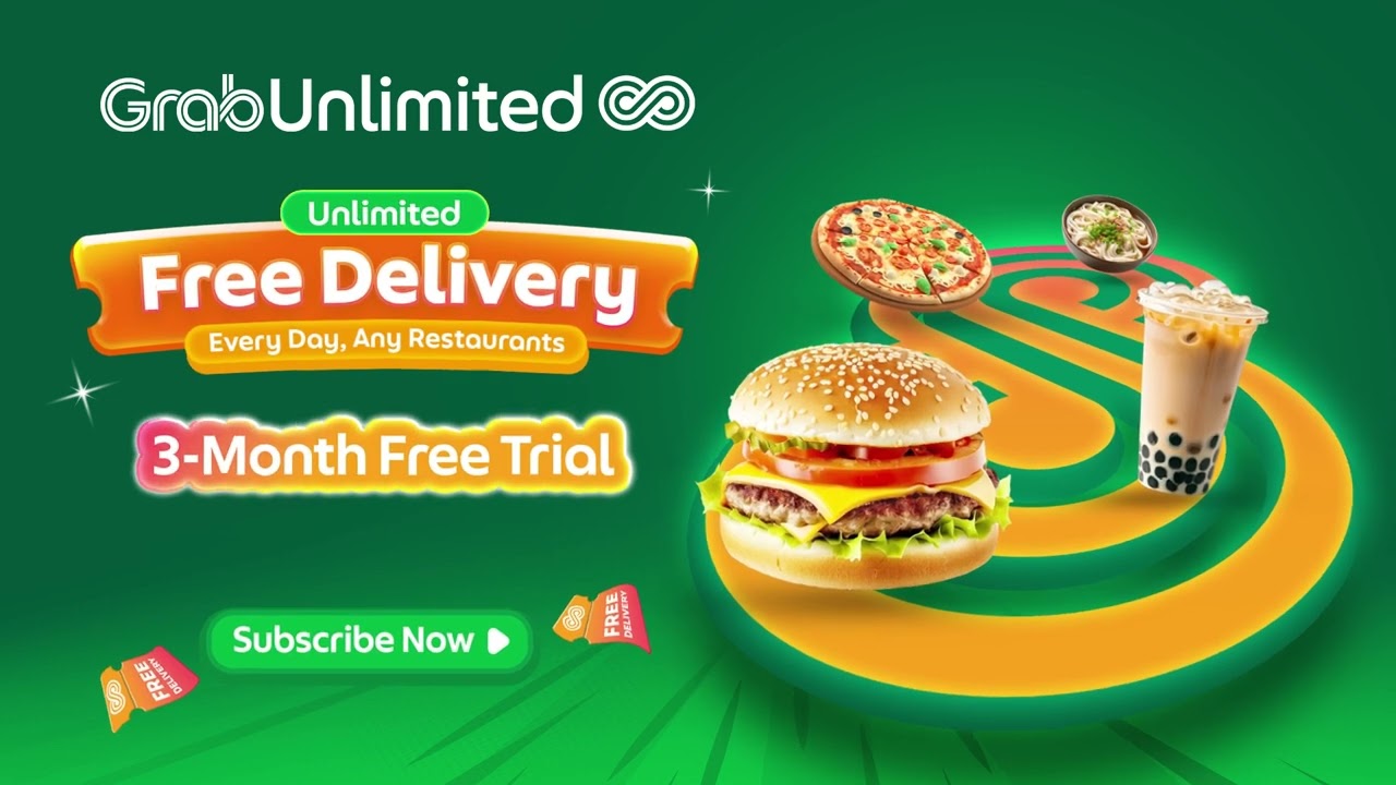 GrabUnlimited - GrabFood 3-month free trial