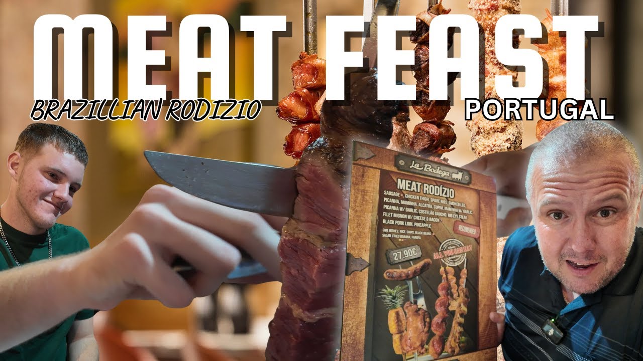 🥩 Мой сын УБЕГАЕТ МЕНЯ! | МЯСНОЙ ПРАЗДНИК в Албуфейре! Лучшая еда в родизио Албуфейры🔥”