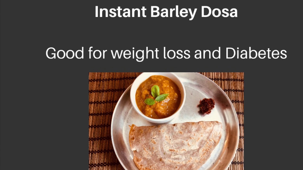 Instant Barley Dosa (Vegetarian)