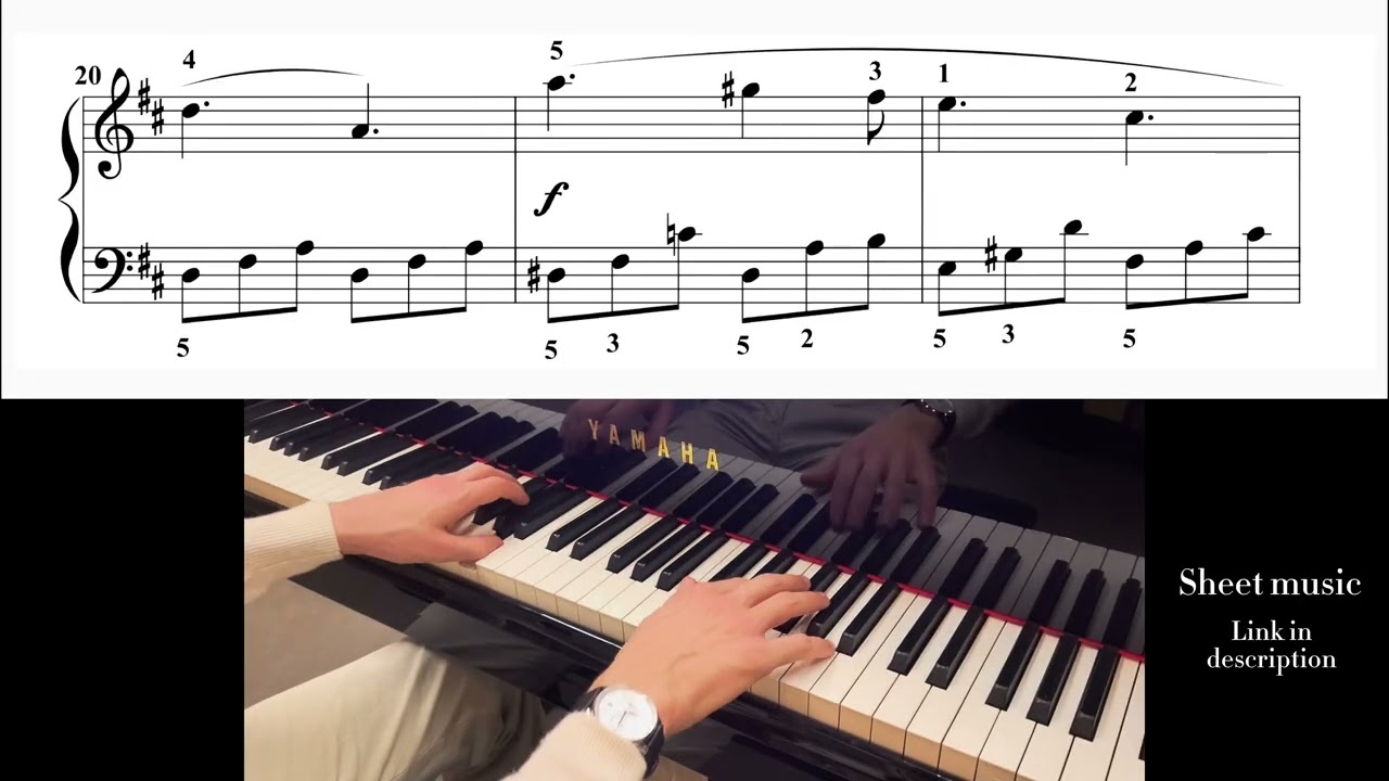 Chopin – Nocturne Op.9 No.2 (Intermediate) | Piano Sheet Music + Hands