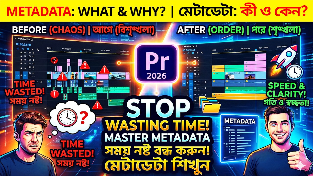 Why Metadata is Important for Video Editing? (PP 2026) | ভিডিও এডিটিংয়ে মেটাডেটা কেন জরুরী?