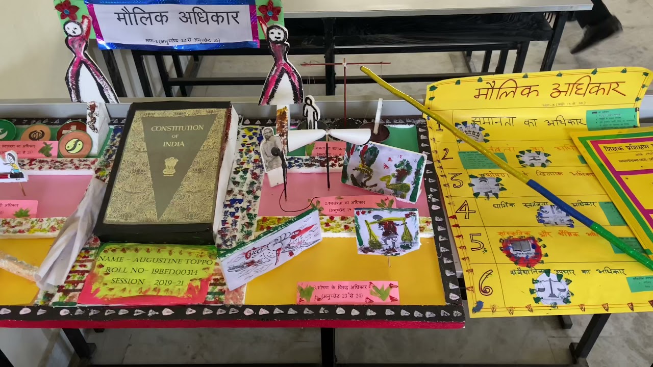 Civics lesson practical of teaching learning material for B.Ed