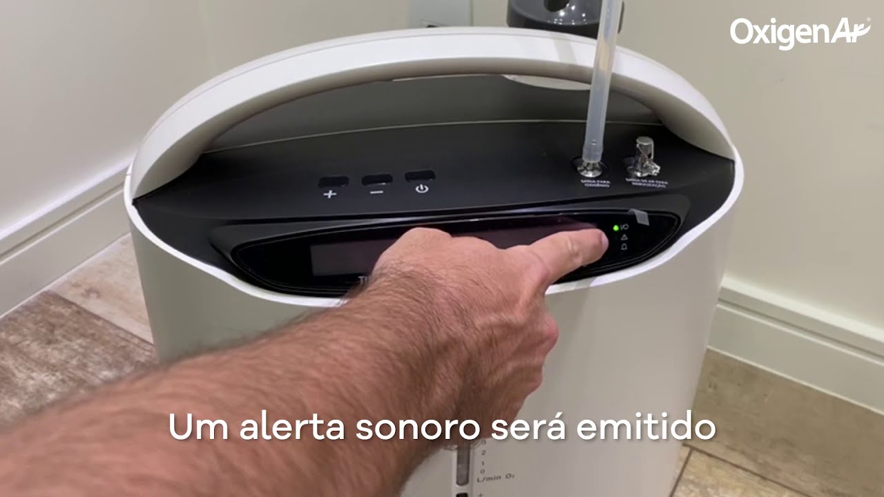 Manuseio do Concentrador de Oxigênio Yuwell 5 litros