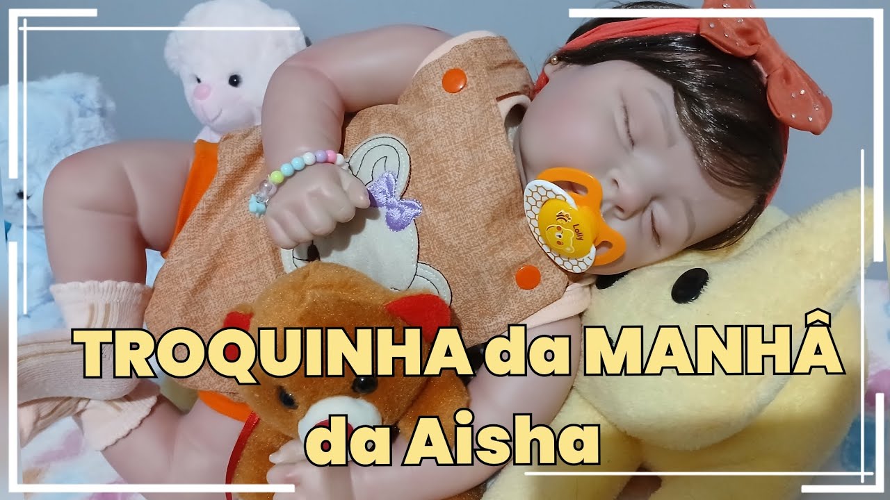 TROQUINHA da MANH&Atilde; + PASSEIO. #bebereborn #juartreborn #roleplay  #babygirl #boneca #troquinha 