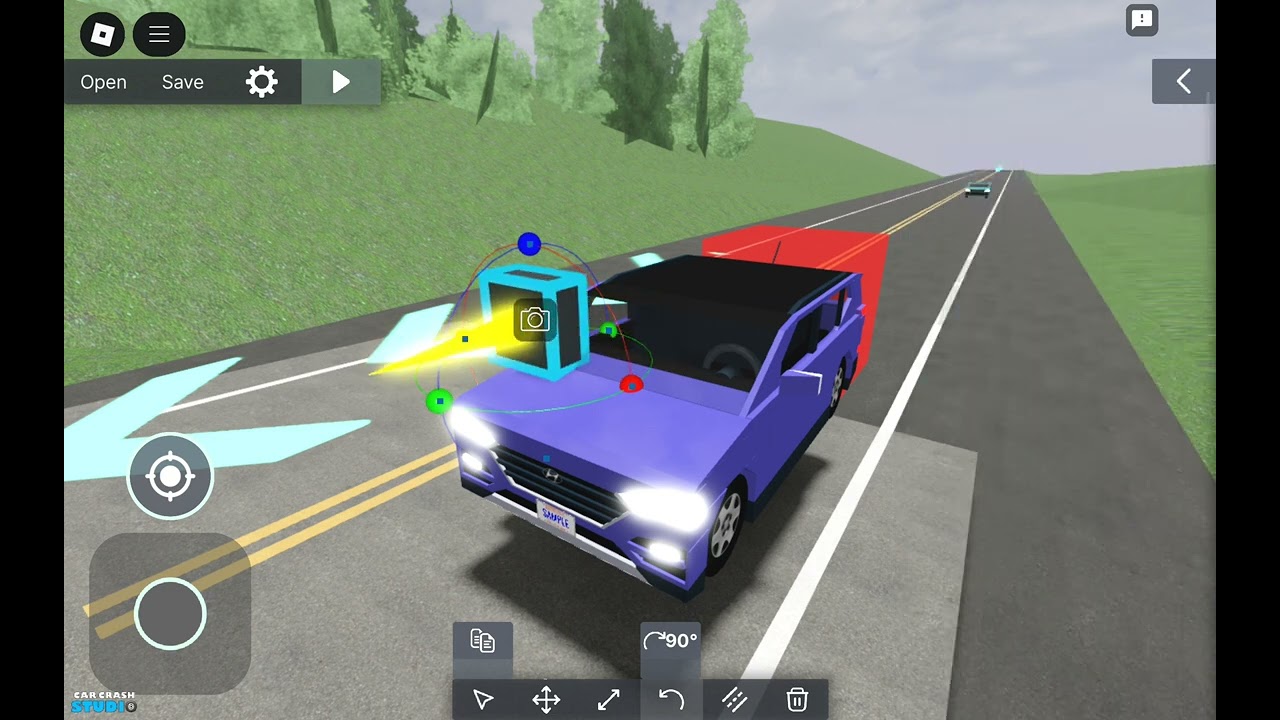 Roblox crash in car crash studio part 2