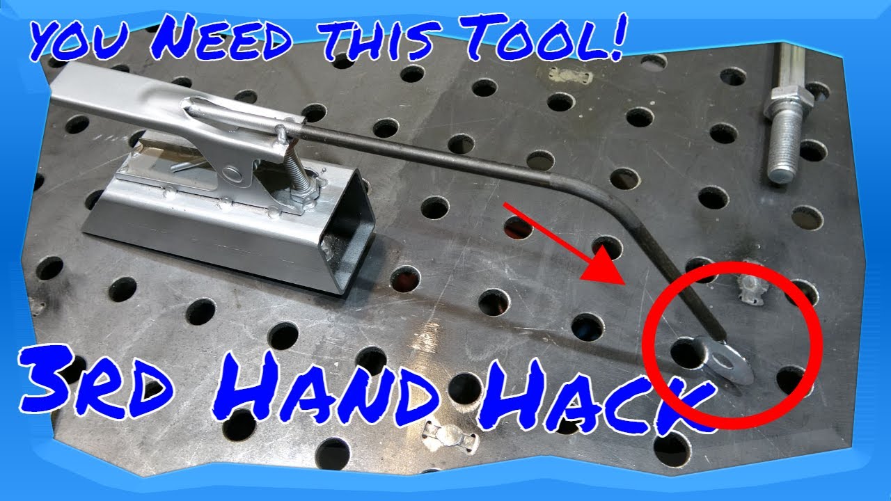 Welders 3rd HAND Hack- you need this for YouR FIXTURE TABLE