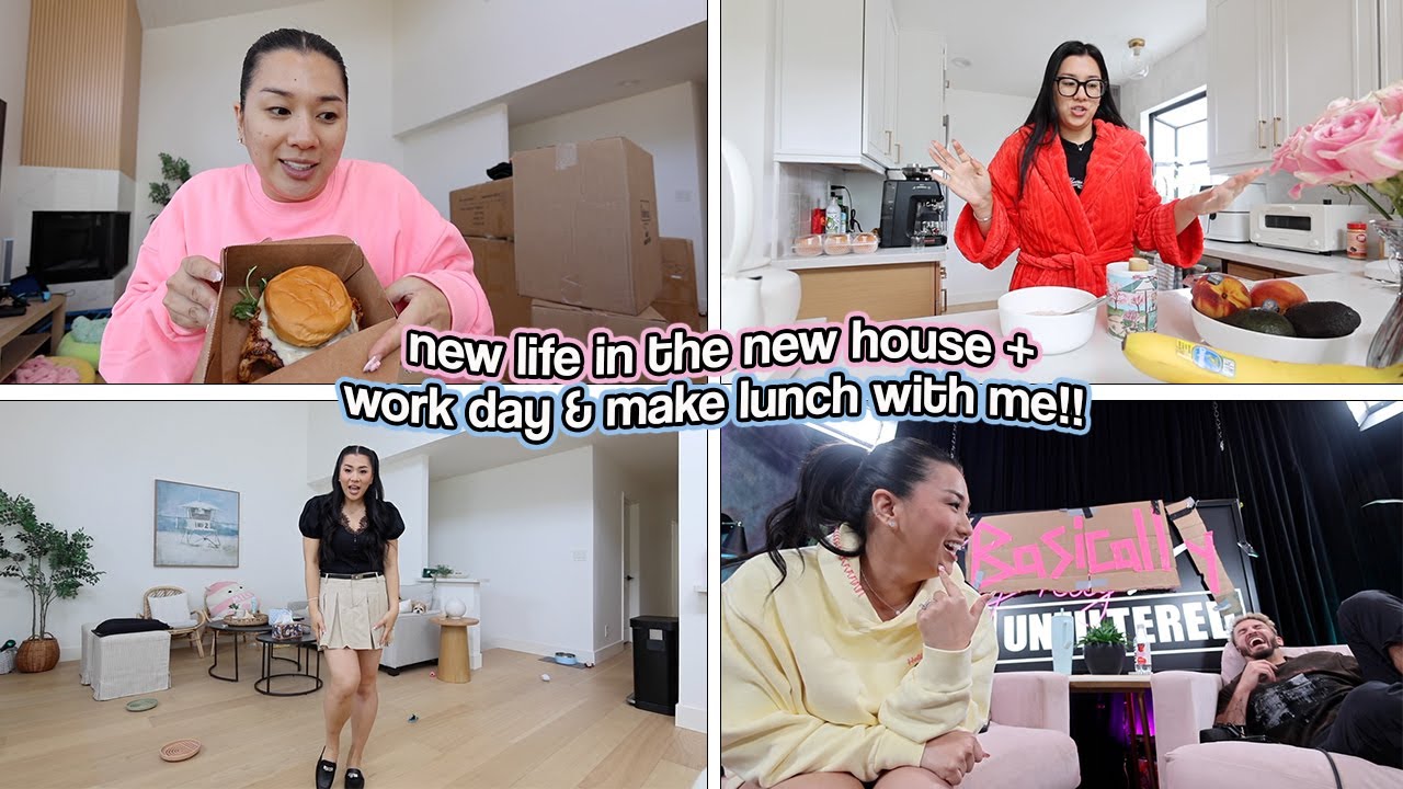 NEWLYWED LIFE IN THE NEW HOUSE!! Work Day & Make Lunch With Me!!