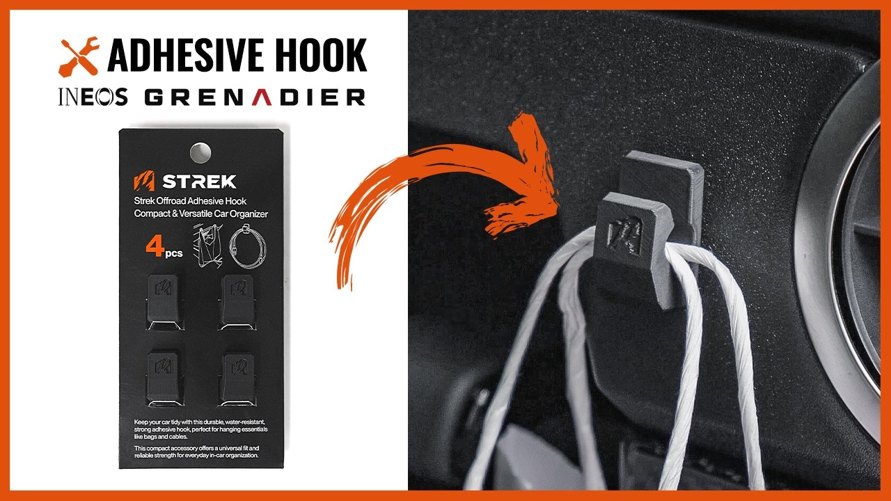DIY Car Organizer: Universal Adhesive Hook for Ineos Grenadier 2026