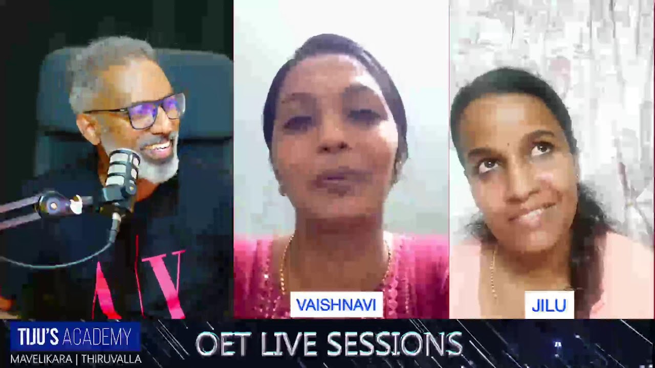OET Serious Mistakes by Tiju Antony From Tiju's Academy