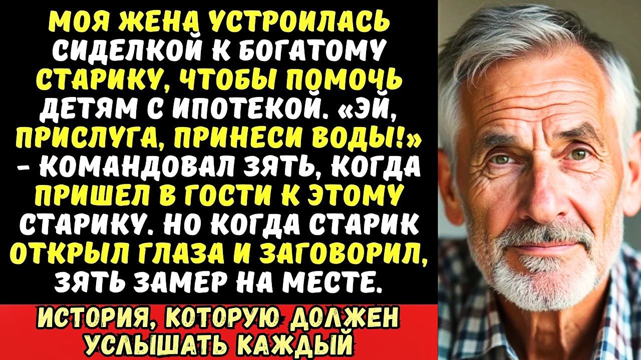 «Меняй подгузники молча, сиделка! Твоего мнения никто не спрашивал!» — сказал зять моей жене.
