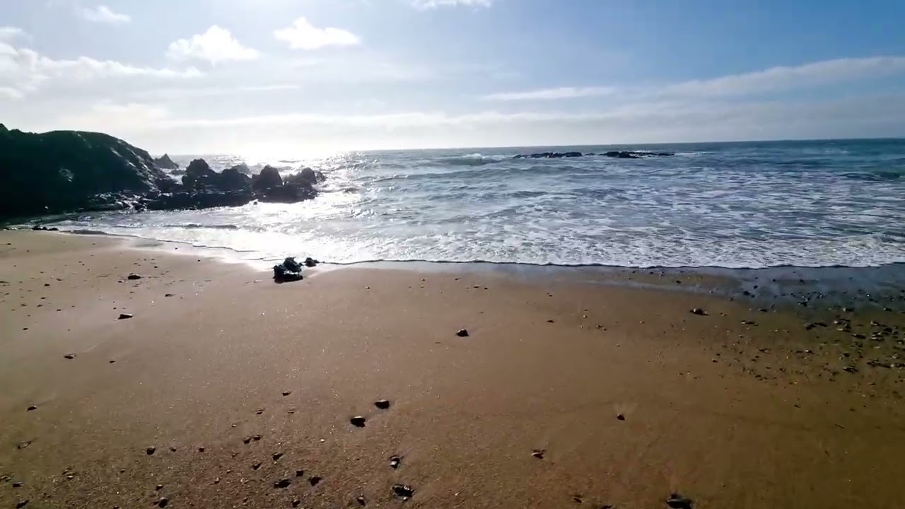 #walkwithme #sky #clouds #beach #waves #ocean #sun #rocks ##myhappyplace #youaremypeace 