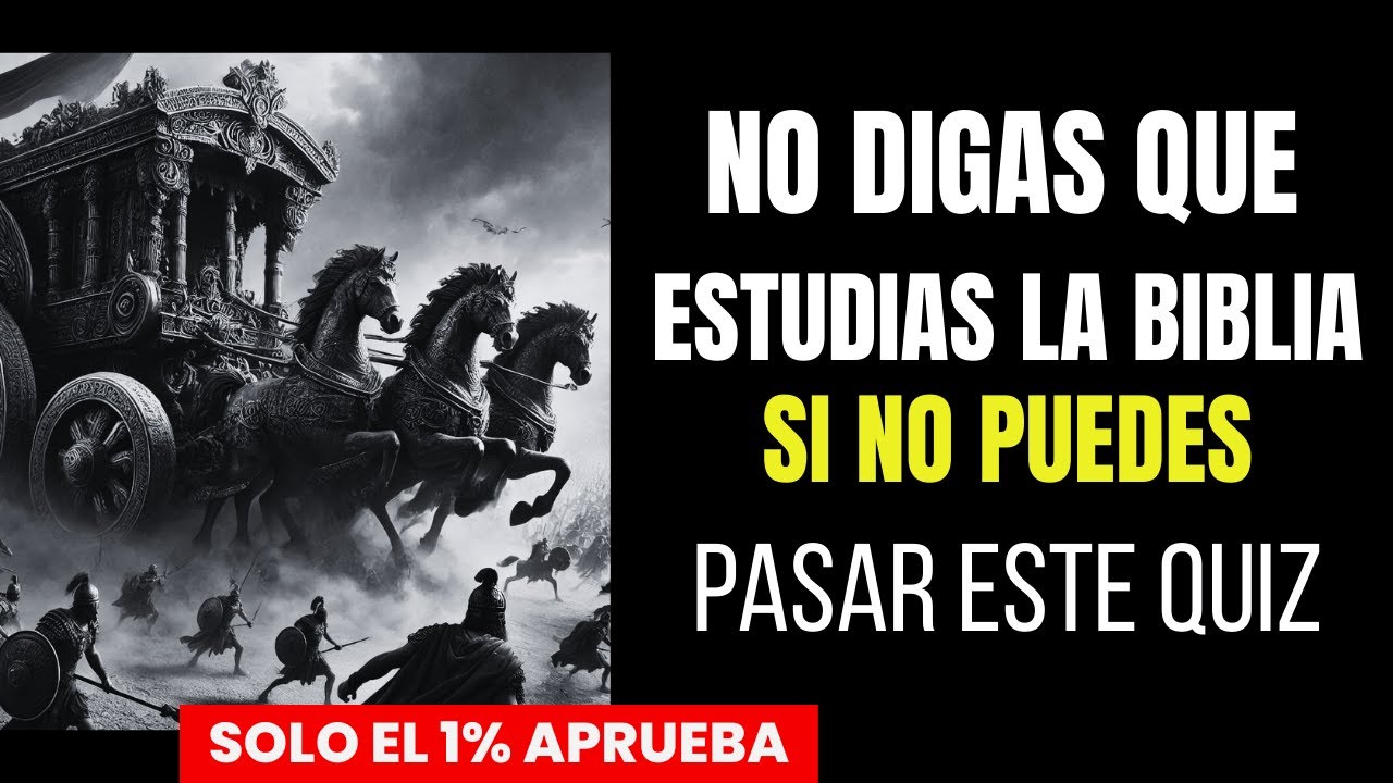 ⚠️ QUIZ BIBLICO: 15 Preguntas que el 92% NO PUEDE Responder | Desafío Mortal 💀🔥