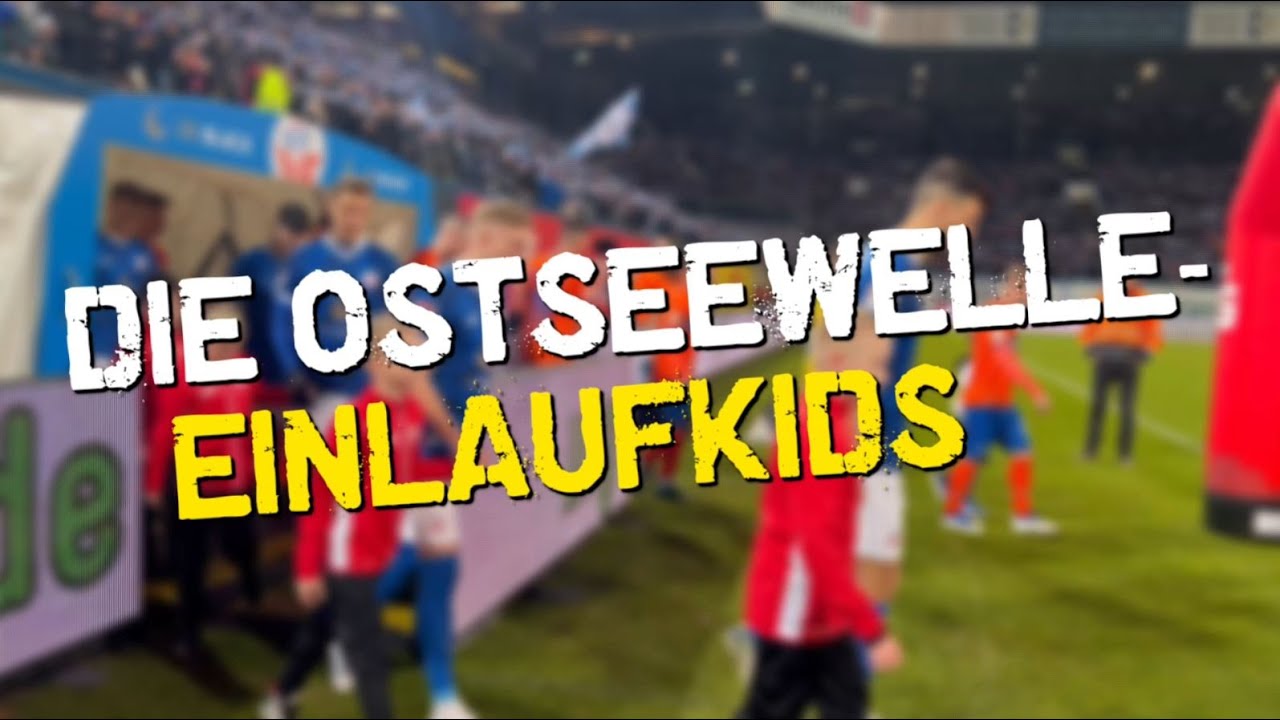 Sanitzer Kicker werden Einlaufskids bei Hansa Rostock