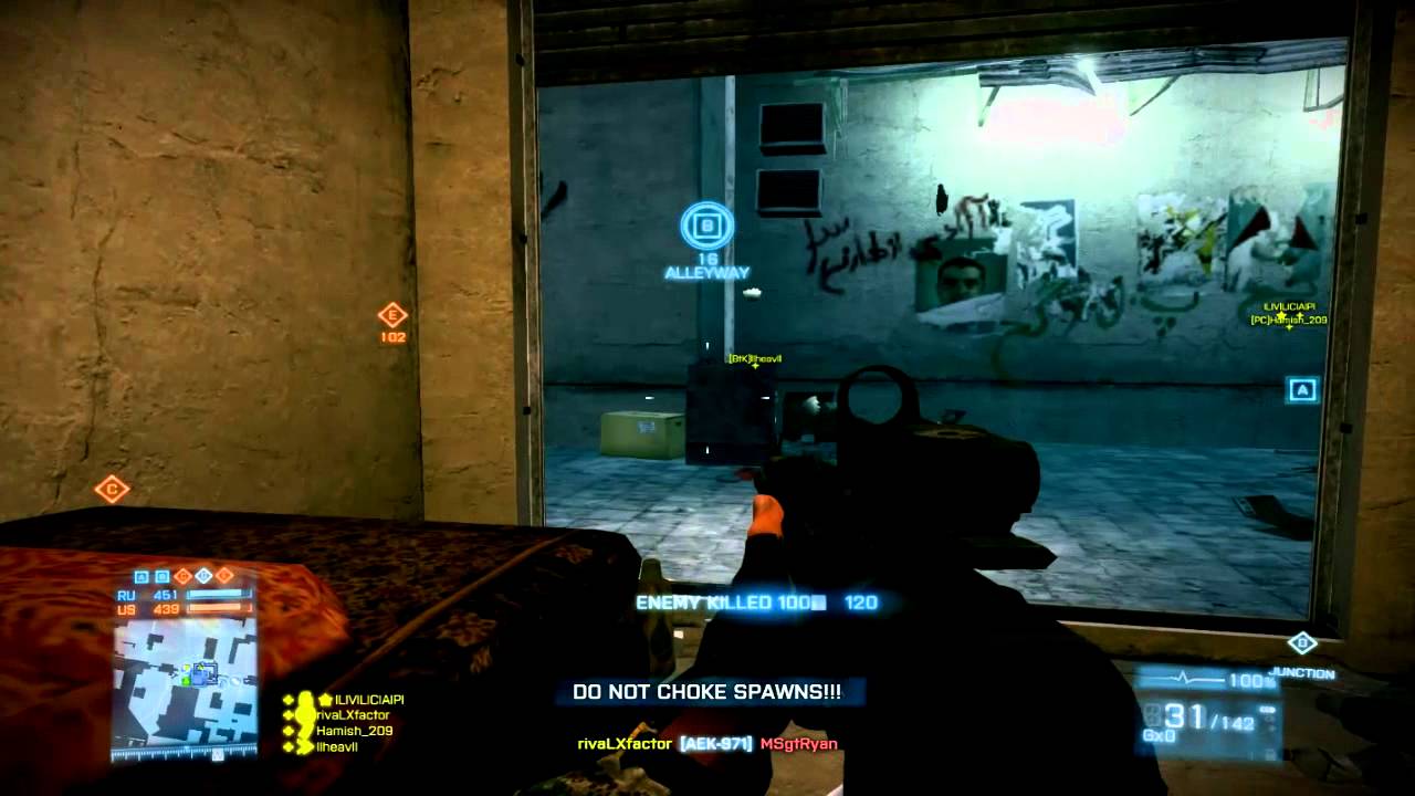 rivaLxfactor and lvlcap versus Matimi0 and MongolFPS battlefield 3 gameplay