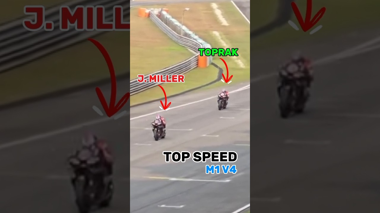 Wow! Miller and Toprak Show Off Their Top Speed