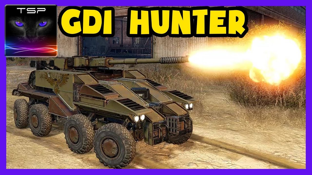Crossout #68 - GDI Hunter Tank - Tsunami Cannon Build and Coop Gameplay