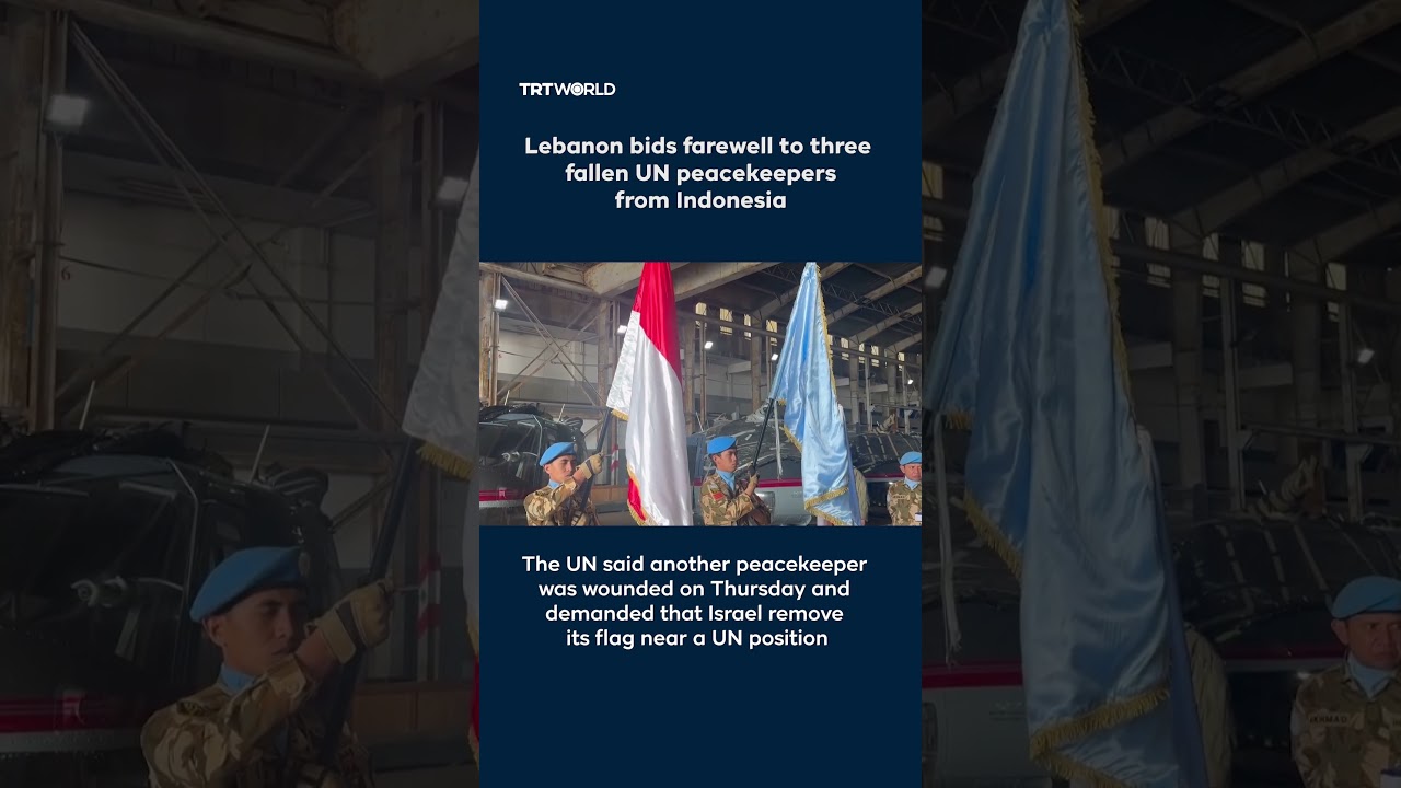 Lebanon bids farewell to fallen UN peacekeepers