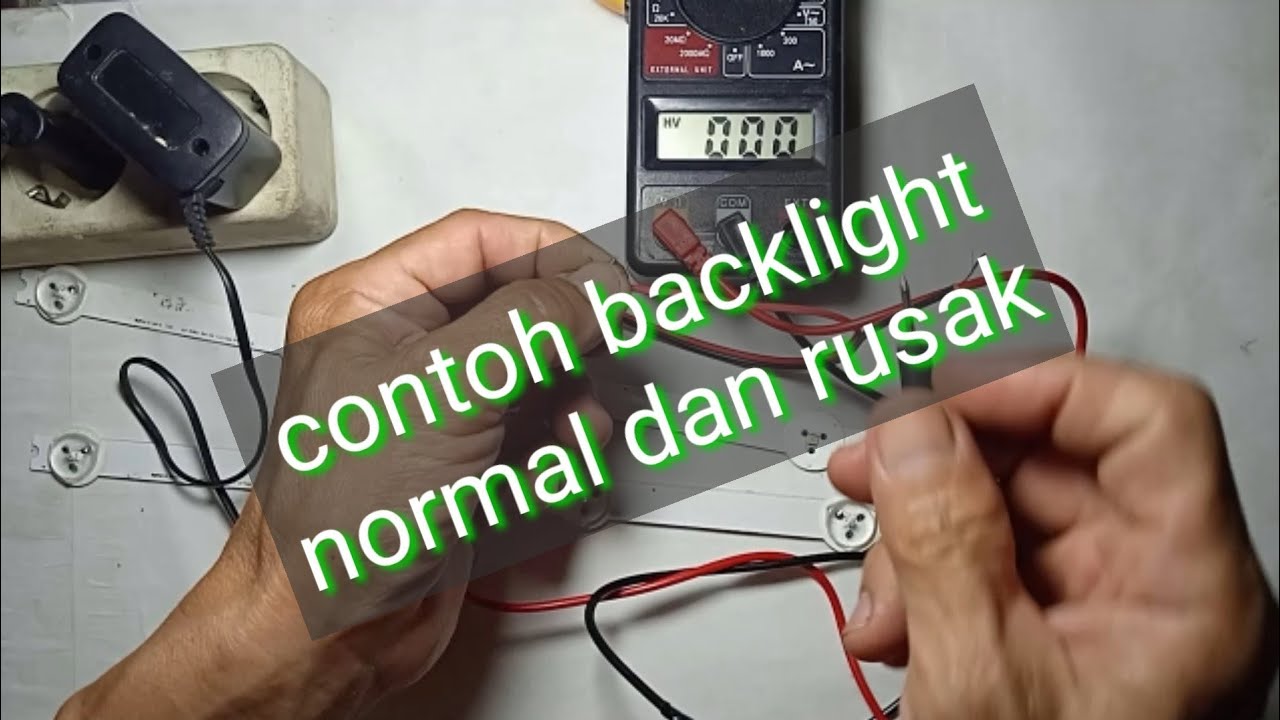 cara tes backlight pakai charger HP