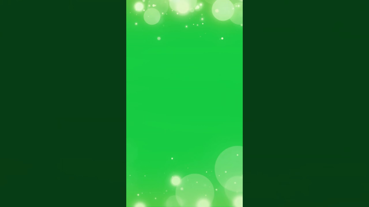 Sparkle Overlay Bokeh Effect - Green Screen Shorts