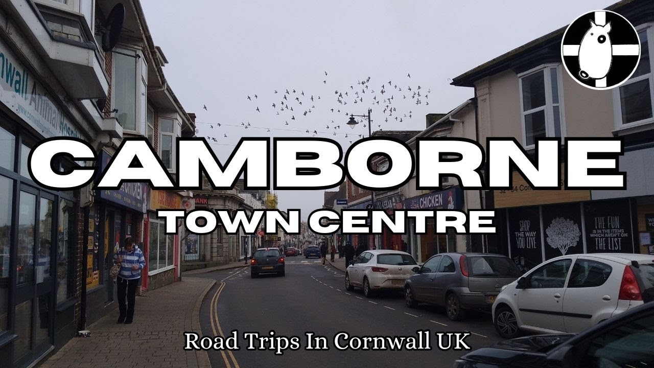 Camborne Cornwall England Town Centre