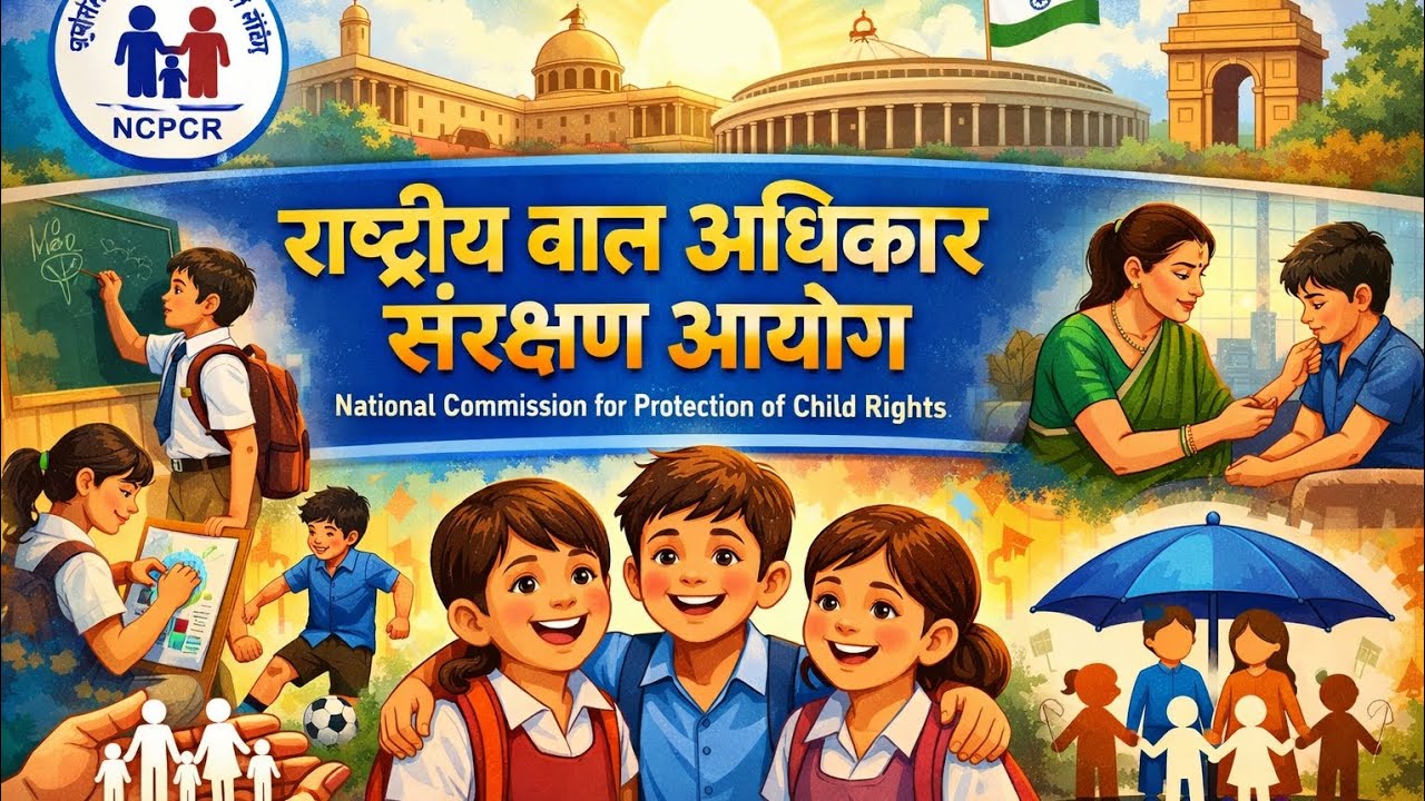 राष्ट्रीय बाल अधिकार संरक्षण आयोग ll NCPCR ll RPSC SCHOOL LECTURER प्रथम प्रश्न पत्र 