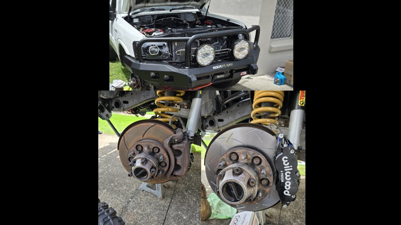 Nissan Patrol Front Brakes Upgrade (How to)