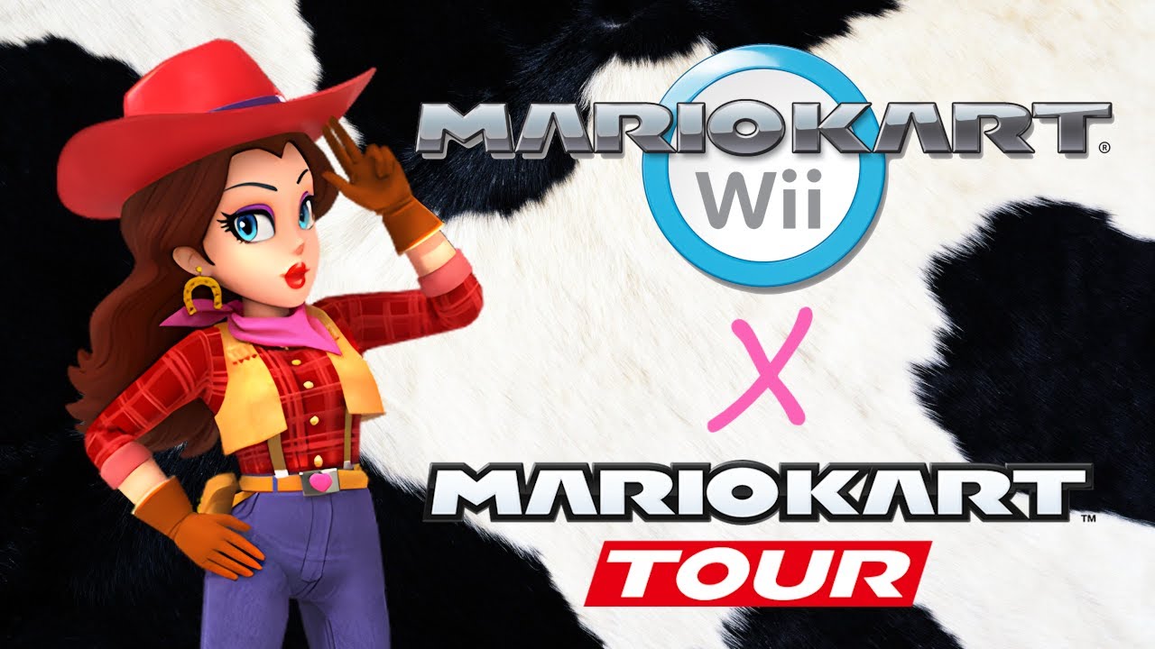Mario Kart Wii Custom Character Showcase | Pauline (Cowgirl) Gameplay