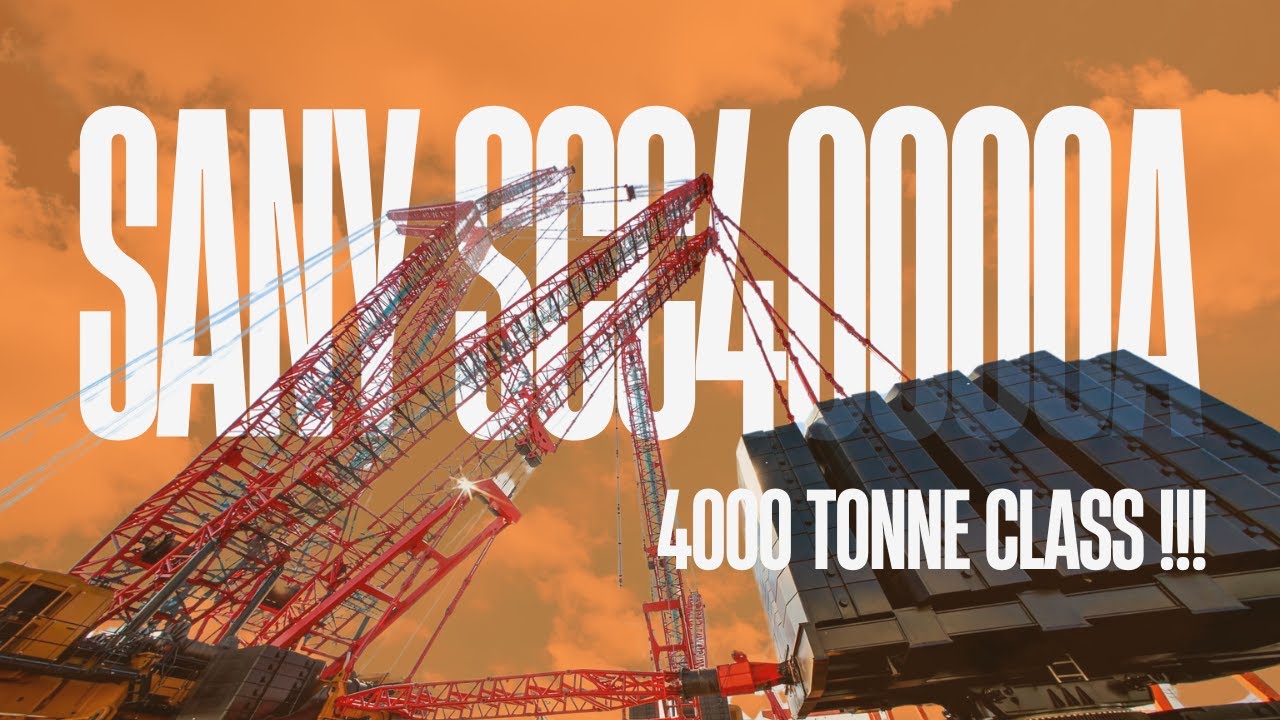 Gigantic Sany SCC40000A Crawler Crane Made By China! | Cranepedia