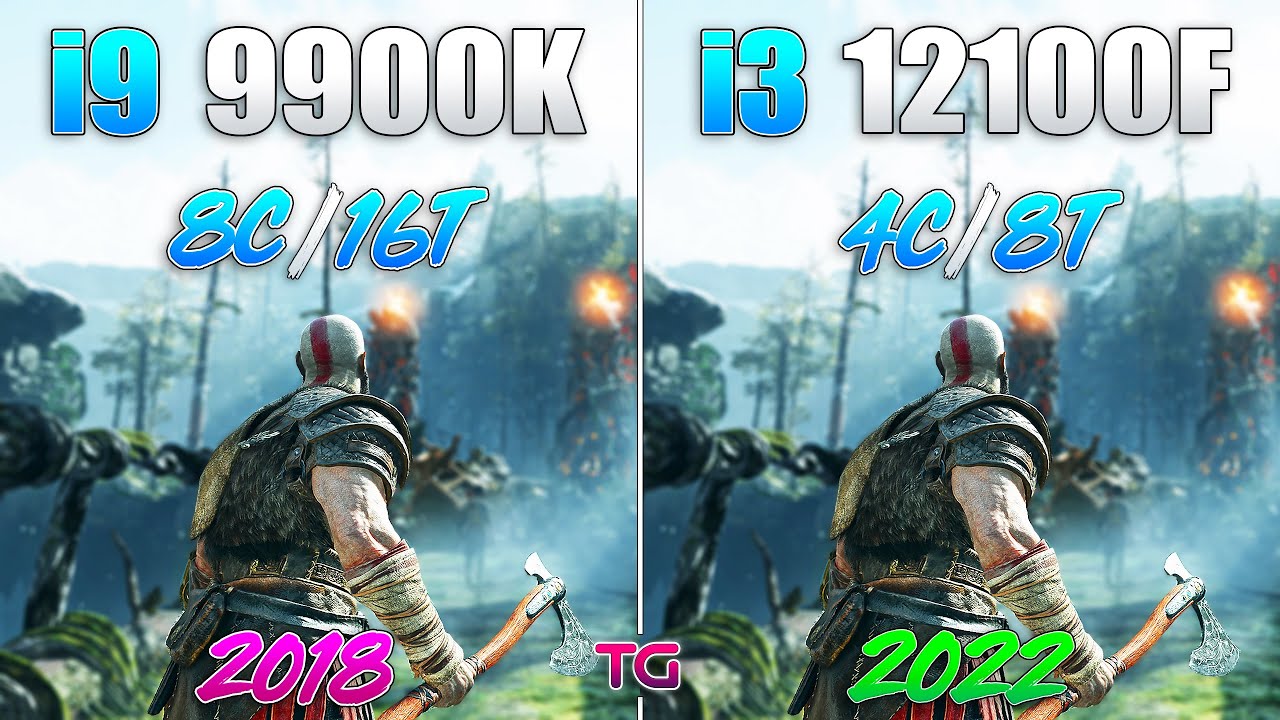 i3 12100F vs i9 9900K - 4 Years Difference