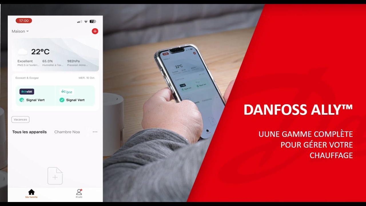 Danfoss Ally™ - Une gamme complète pour gérer votre chauffage