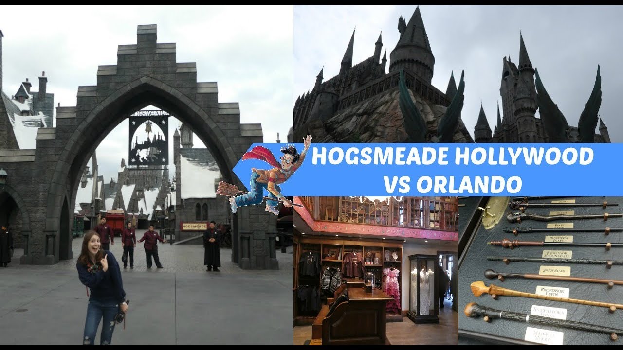 RECORRIDO HOGSMEADE HOLLYWOOD Y DIFERENCIAS CON ORLANDO / SOUVENIRS, ATRACCIONES Y MÁS