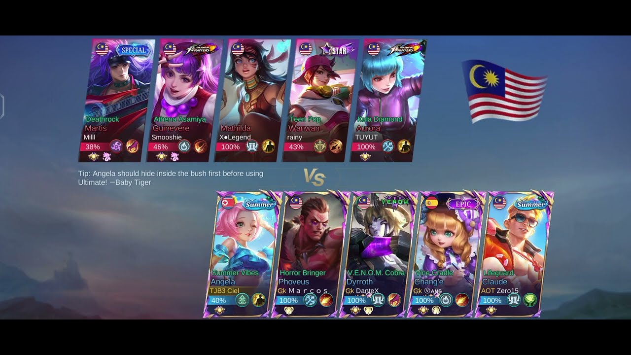 Mobile Legend Bang Bang - Ranked - Angela gaming